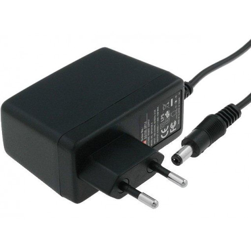 GS15E-11P1J; Power supply: switched-mode; 7.5VDC; 1.6A; Out: 5,5/2,1; 12W; 72%; MEAN WELL