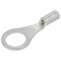 GS4-0.5; Ring terminal; M4; 0.1÷0.5mm2; crimped; for cable; non-insulated; JST