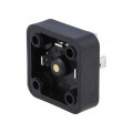 933378100 GSA-U 2000 N LO; Connector: valve connector; socket; form A; 18mm; male; PIN: 3; 16A; HIRSCHMANN