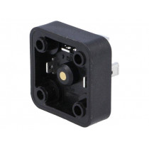 933378100 GSA-U 2000 N LO; Connector: valve connector; socket; form A; 18mm; male; PIN: 3; 16A; HIRSCHMANN