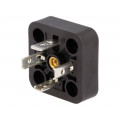 932598500 GSA 3000 A; Connector: valve connector; socket; form A; 18mm; male; PIN: 4; 16A; HIRSCHMANN