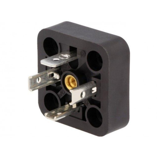 932598500 GSA 3000 A; Connector: valve connector; socket; form A; 18mm; male; PIN: 4; 16A; HIRSCHMANN