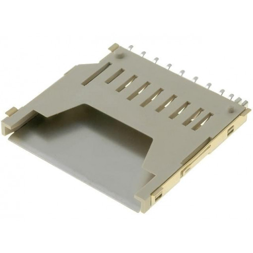 GSD090012SEU; Connector: for cards; SD; without ejector; SMT; AMPHENOL