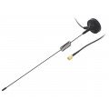 GSM-ANT025; Antenna; GSM; 2dBi; vertical; Mounting: magnet; 50Ω; male,SMA; SR PASSIVES