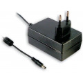 GSM18E05-P1J; Power supply: switched-mode; 5VDC; 3A; Out: 5,5/2,1; 15W; Plug: EU; MEAN WELL