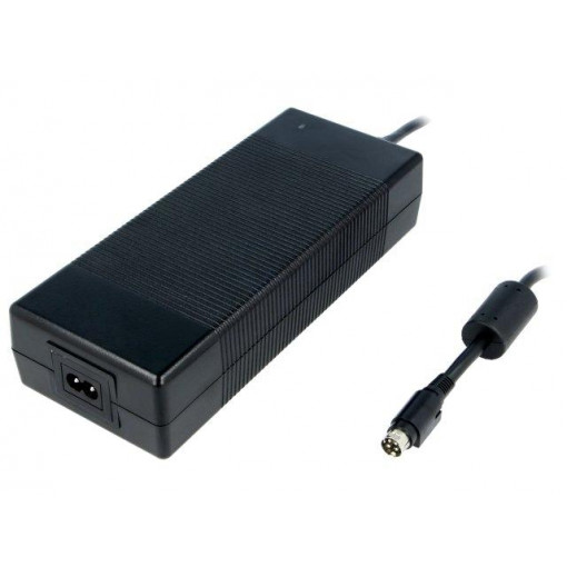 GSM220B20-R7B; Power supply: switched-mode; 20VDC; 11A; Out: Power DIN 4 pin R7B; MEAN WELL