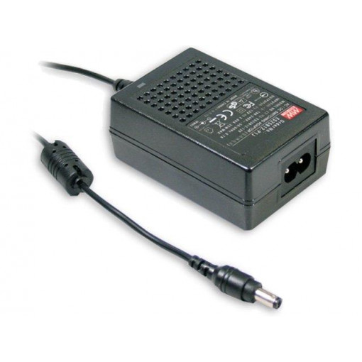 GSM36B12-P1J; Power supply: switched-mode; 12VDC; 3A; Out: 5,5/2,1; 36W; -25÷60°C; MEAN WELL