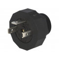 931298006 GSP 2 M20; Connector: valve connector; socket; form A; 18mm; male; PIN: 3; 16A; HIRSCHMANN