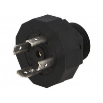 931297006 GSP 3 M20; Connector: valve connector; socket; form A; 18mm; male; PIN: 4; 16A; HIRSCHMANN