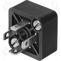 933116100 GSSA 300; Connector: valve connector; socket; form C; 9.4mm; male; PIN: 4; HIRSCHMANN