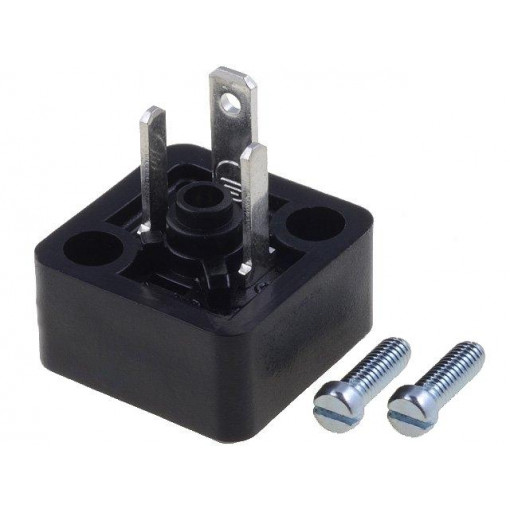 933110100 GSSNA 200; Connector: valve connector; socket; form C; 8mm; male; PIN: 3; 6A; HIRSCHMANN