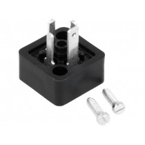 933111100 GSSNA 300; Connector: valve connector; socket; form C; 8mm; male; PIN: 4; 6A; HIRSCHMANN