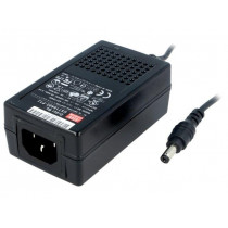 GST18A05-P1J; Power supply: switched-mode; 5VDC; 3A; Out: 5,5/2,1; 15W; 85÷264VAC; MEAN WELL