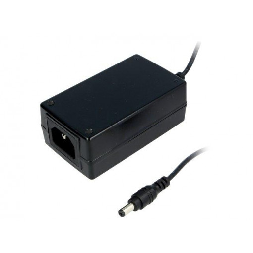 GST18A48-P1J; Power supply: switched-mode; 48VDC; 0.375A; Out: 5,5/2,1; 18W; 89%; MEAN WELL