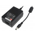 GST18B18-P1J; Power supply: switched-mode; 18VDC; 1A; Out: 5,5/2,1; 18W; -30÷70°C; MEAN WELL