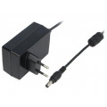 GST18E18-P1J; Power supply: switched-mode; 18VDC; 1A; Out: 5,5/2,1; 18W; Plug: EU; MEAN WELL