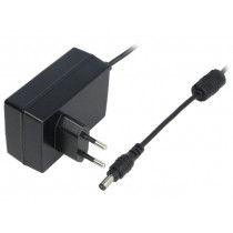 GST18E18-P1J; Power supply: switched-mode; 18VDC; 1A; Out: 5,5/2,1; 18W; Plug: EU; MEAN WELL