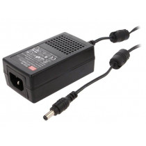 GST25A05-P1J; Power supply: switched-mode; 5VDC; 4A; Out: 5,5/2,1; 20W; 85÷264VAC; MEAN WELL