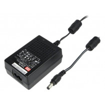 GST36B12-P1J; Power supply: switched-mode; 12VDC; 3A; Out: 5,5/2,1; 36W; -30÷70°C; MEAN WELL