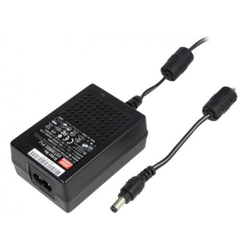 GST36B12-P1J; Power supply: switched-mode; 12VDC; 3A; Out: 5,5/2,1; 36W; -30÷70°C; MEAN WELL
