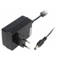 GST36E12-P1J; Power supply: switched-mode; 12VDC; 3A; Out: 5,5/2,1; 36W; Plug: EU; MEAN WELL