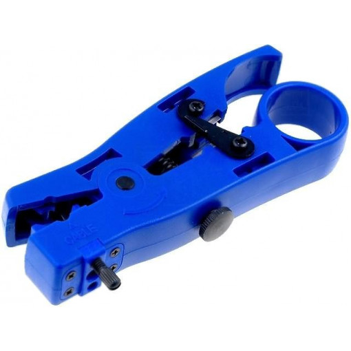 TTK-055; Stripping tool; Wire: round,flat; Length: 125mm; Øcable: 0.26÷8mm; GOLDTOOL