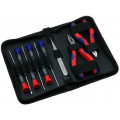 GTK-128; Kit: general purpose; Pcs: 9; Package: bag; GOLDTOOL