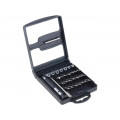 ; Kit: screwdrivers; Pcs: 30; Phillips,Torx®,hex socket,slot; GOLDTOOL ; Kit: screwdrivers; Pcs: 30; Phillips,Torx®,hex socket,slot; GOLDTOOL