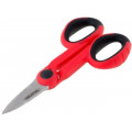 GKN-375; Scissors; for cables; cable Ø0,5mm max; 140mm; GOLDTOOL