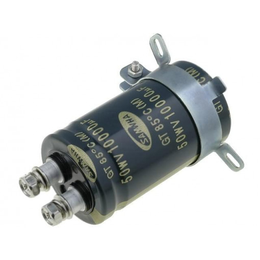 GT1H109M35060SB; Capacitor: electrolytic; 10000uF; 50VDC; Ø35x60mm; ±20%; 2000h; SAMWHA