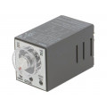 GT3A-3AD24; Timer; 0,1s÷180h; DPDT; 250VAC/5A,30VDC/5A; 24VAC; 24VDC; socket; IDEC GT3A-3AD24; Timer; 0,1s÷180h; DPDT; 250VAC/5A,30VDC/5A; 24VAC; 24VDC; socket; IDEC