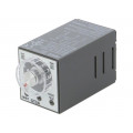 GT3A-3AF20; Timer; 0,1s÷180h; DPDT; 250VAC/5A,30VDC/5A; 100÷240VAC; socket; IDEC GT3A-3AF20; Timer; 0,1s÷180h; DPDT; 250VAC/5A,30VDC/5A; 100÷240VAC; socket; IDEC