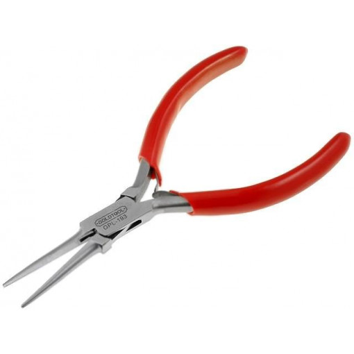 GPL-193; Pliers; half-rounded nose,elongated; Pliers len: 140mm; GOLDTOOL GPL-193; Pliers; half-rounded nose,elongated; Pliers len: 140mm; GOLDTOOL