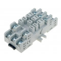 GUC11S-V0; Socket; PIN: 11; 16A; 250VAC; Mounting: DIN,on panel; Series: RUC-6; RELPOL