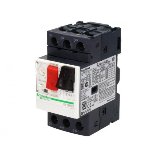 GV2ME22; Motor breaker; 11kW; 230÷690VAC; DIN; Overcurrent release: 20÷25A; SCHNEIDER ELECTRIC
