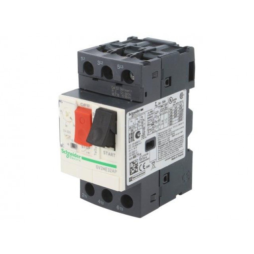 GV2ME32AP; Motor breaker; 15kW; 230÷690VAC; DIN; Overcurrent release: 24÷32A; SCHNEIDER ELECTRIC