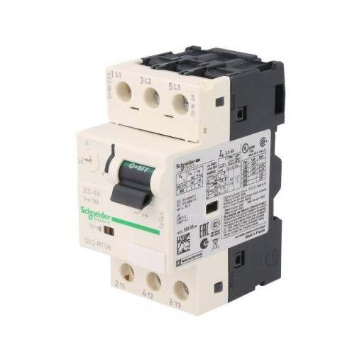 GV2RT08; Motor breaker; 1.1/1.5kW; 230÷690VAC; DIN; IP20; -20÷60°C; SCHNEIDER ELECTRIC
