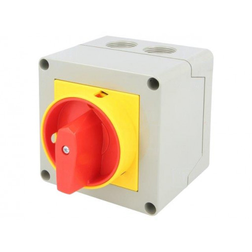 GX1610P25; Switch: cam switch; Stabl.pos: 2; 16A; 0-1; Mounting: in housing; LOVATO ELECTRIC