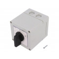 GX1611P; Switch: reversing cam switch; Stabl.pos: 3; 16A; 1-0-2; Poles: 3; LOVATO ELECTRIC