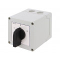 GX1653P; Switch: cam switch; Stabl.pos: 3; 16A; 1-0-2; Mounting: in housing; LOVATO ELECTRIC