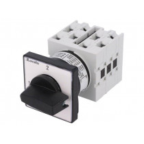 GX1656U; Switch: cam switch; Stabl.pos: 2; 16A; 1-2; Poles: 3; Pos: 2; -25÷55°C; LOVATO ELECTRIC