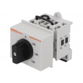 GX1668O48; Switch: voltmeter cam switch; Stabl.pos: 4; 16A; 0-L1N-L2N-L3N; LOVATO ELECTRIC