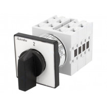 GX1669U; Switch: cam switch; Stabl.pos: 2; 16A; 1-2; Poles: 4; Pos: 2; -25÷55°C; LOVATO ELECTRIC