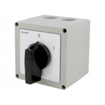 GX4010P; Switch: cam switch; Stabl.pos: 2; 40A; 0-1; Mounting: in housing; LOVATO ELECTRIC GX4010P; Switch: cam switch; Stabl.pos: 2; 40A; 0-1; Mounting: in housing; LOVATO ELECTRIC