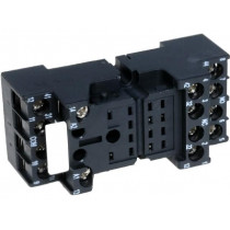 GZ4; Socket; PIN: 14; 6A; 250VAC; Mounting: DIN; Leads: screw terminals; RELPOL