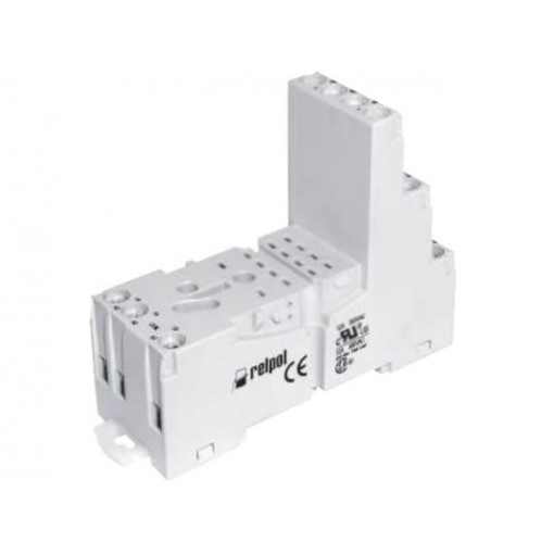 GZM2; Socket; PIN: 8; 12A; 300VAC; Mounting: DIN,on panel; Series: R2,R2N; RELPOL