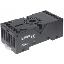 GZP11 2613852; Socket; PIN: 11; 10A; 250VAC; Mounting: DIN,on panel; Series: R15; RELPOL