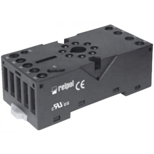 GZP8; Socket; PIN: 8; 10A; 250VAC; Mounting: DIN,on panel; Series: R15; RELPOL