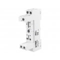 GZS92; Socket; PIN: 5; 12A; 300VAC; Mounting: DIN,on panel; Series: RM87N; RELPOL