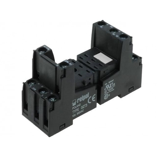 GZT3; Socket; PIN: 11; 10A; 300VAC; Mounting: DIN,on panel; Series: R3,R3N; RELPOL